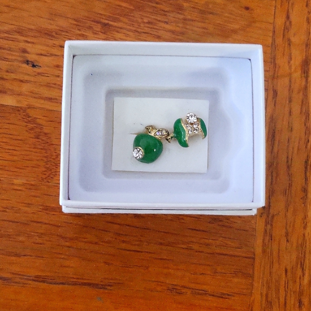 BITTEN APPLE EARRINGS
